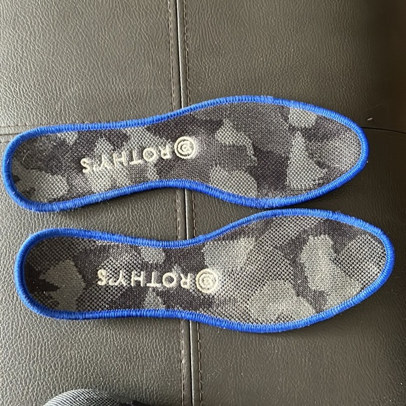 Rothys The Loafers Dark Gray Camo Luxury Flats Loafers - Picture 8 of 9